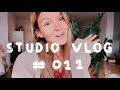 STUDIO VLOG 011 | Starting a Patreon, Painting for Inktober & iPad Procreate Sketching