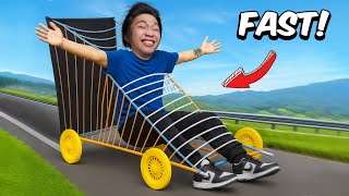 I Built A Giant Straw Car Powered By Air