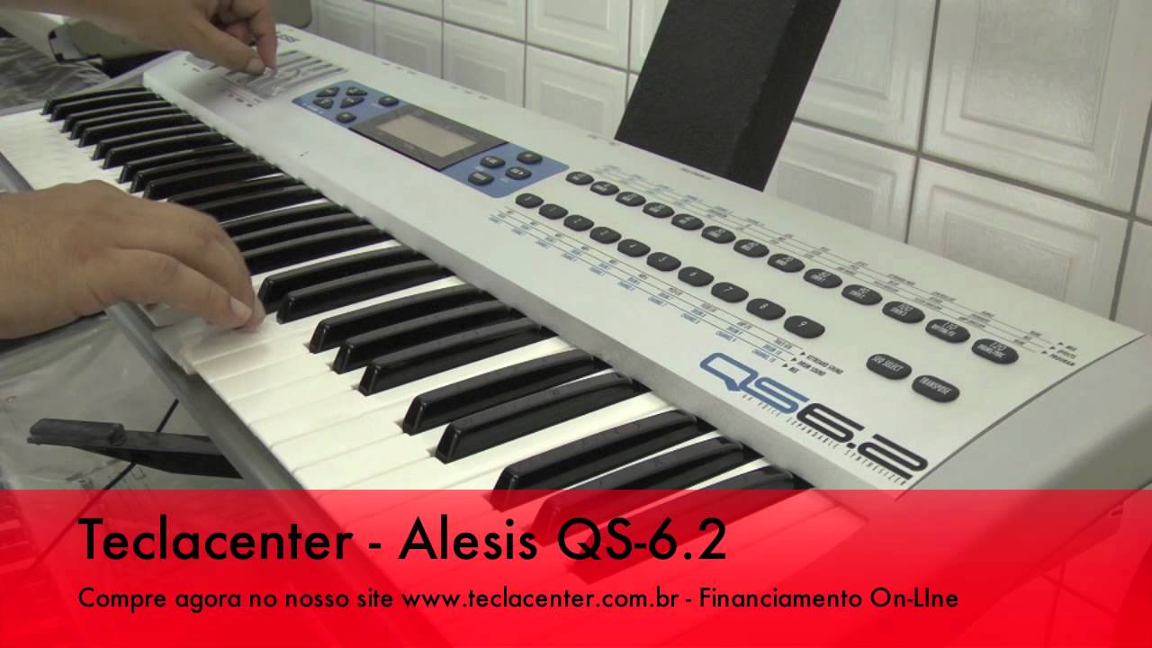 ALESIS QS6.2 DEMO NA TECLACENTER - YouTube