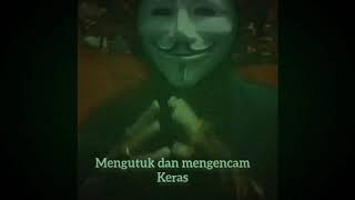 Lagu Indonesia Raya Di Lecehkan Malaysia, Ini Pesan  Hacker Anonymous Indonesia