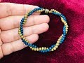 Twisted Herringbone Bracelet || Easiest Tutorial ever || 2 bead twisted Herringbone