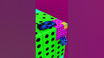 Endless Dice Road 🚗💜 Infinite Zoom Loop! 2 🎲✨