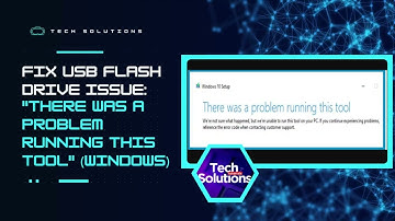 FIX: Windows Media Creation Error - "There was a problem running this tool"
