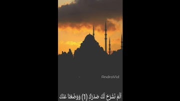 اجمل تلاوات صوت هادئ وعذب سورة الشرح صوت يفوق الخيال