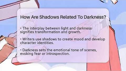 How Are Shadows Related To Darkness? - The Prose Path