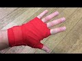 Kickboxing Hand Wrap Tutorial 