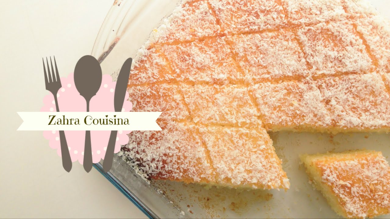 Basbousa {Semolina Cake With Lemon-Rose Syrup}