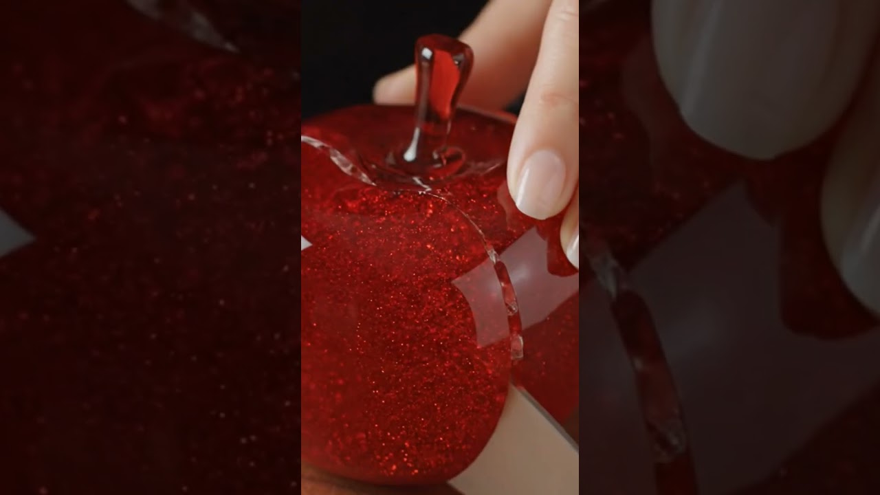 #apple #cresties #asmr #relaxing #aicontent #crestal #satisfying #fruit