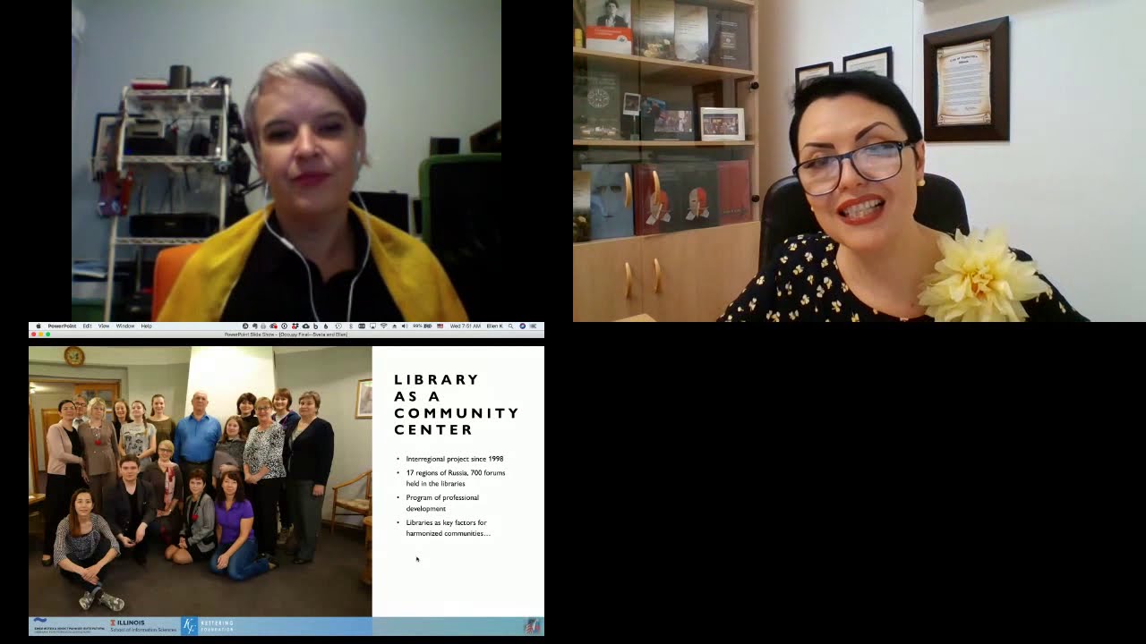 Libraries Transform Communities through Dialogue. Workshop, Ellen M Knutson & Svetlana A Gorokhova