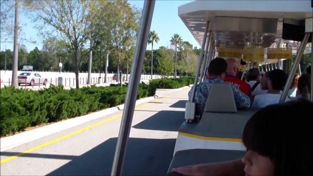 Disney's Parking Lot Tram at Hollywood Studios YouTube