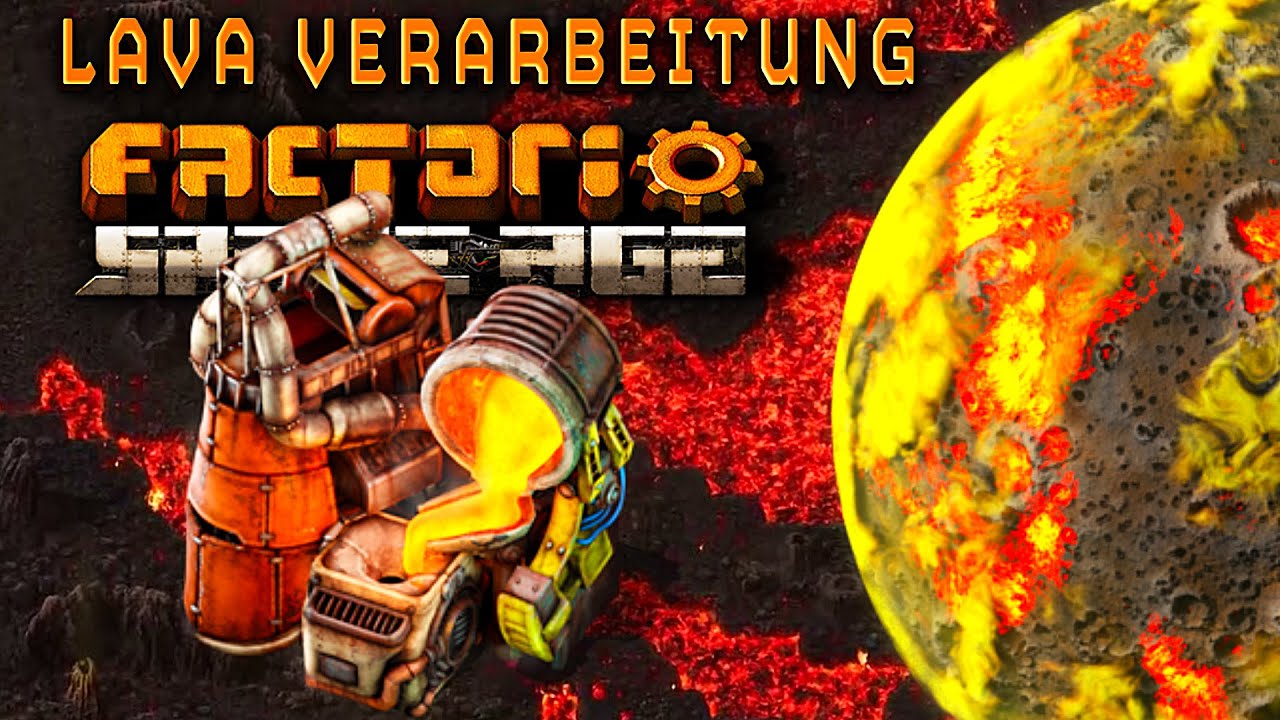 Lava Gießerei auf Vulcanus im Factorio Space Age DLC - YouTube
