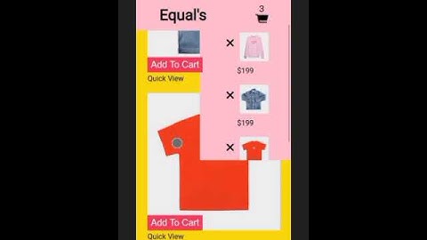 Add To Cart Ecommerce Website HTML CSS JavaScript #shorts #youtubeshorts #javascript