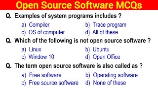 Software and Open Source Technologies MCQs screenshot 2