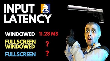 CS2 Input Latency - Windowed vs FullScreen WIndowed vs FullScreen
