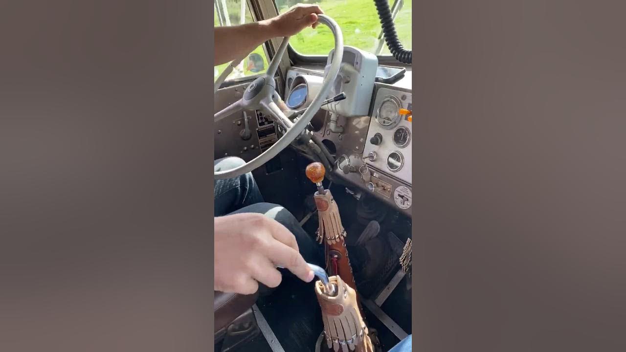 1965 Kenworth 335 cummins twin stick shifting 6x4 transmission YouTube