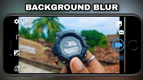 Open Camara Settings Video Background Blur || background blur video [Hindi] TECH Nabakumar 🔥