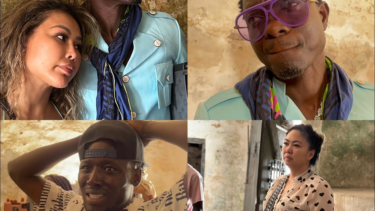 Майкл Блэксон, его жена и друзья проливают слезы, посещая замок работорговли в Гане/Элмина