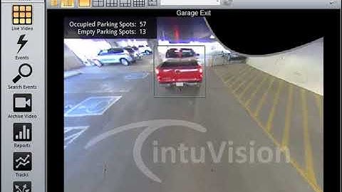 intuVision Car Counting in Parking Garage