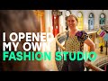 Sarah started her own fashion label and studio