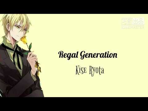 Kuroko No Basket Kise Ryota Regal Generation Romaji Kanji English Full Lyrics