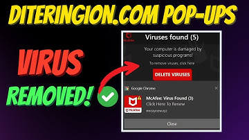 Diteringion.com Pop-ups Virus- How to Remove