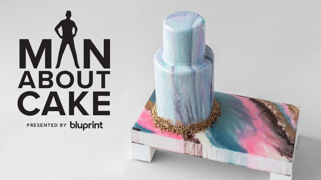 cocoa nibs vs powder Marble Cake Stand + Mirror Glaze Cake | Man About Cake Masterpiece