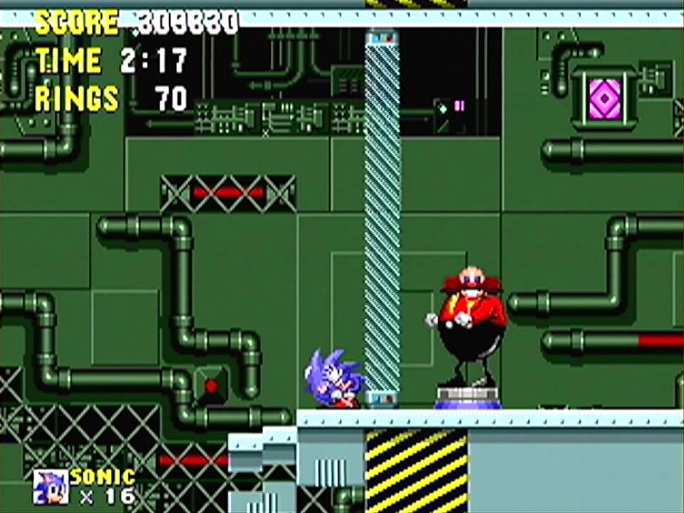 Sonic The Hedgehog Scrap Brain Zone Ending Sonic Jam Version Youtube