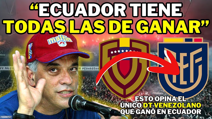 🇻🇪 DT VENEZOLANO: "ECUADOR tiene TODAS las de GANAR" 🇪🇨 Fue el ÚNICO que VENCIÓ a LA TRI en ECUADOR😱
