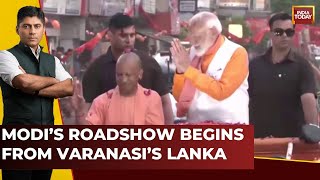 Sea Of Saffron Emerges In Varanasi As PM Modi Holds Mega Roadshow | Lok Sabha Elections 2024