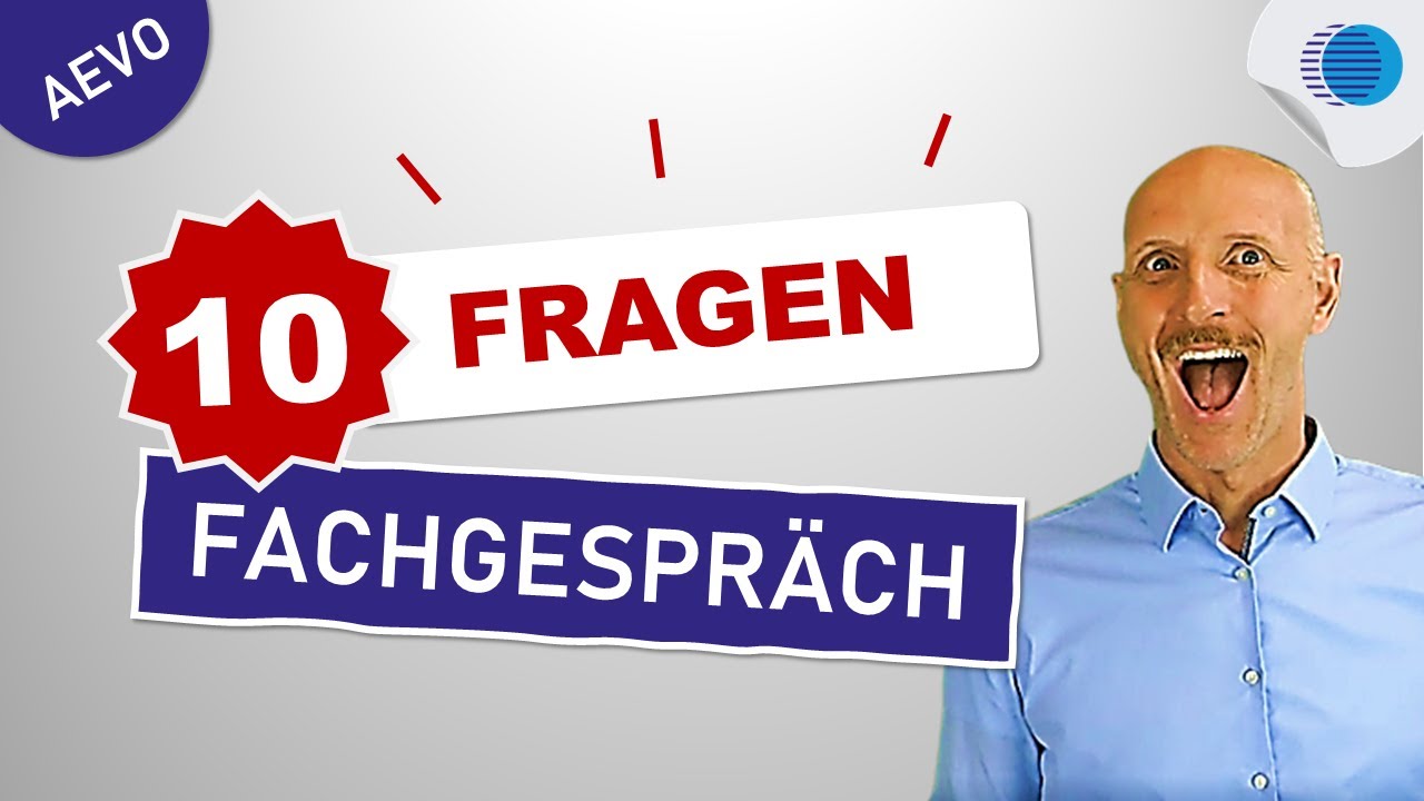 Welche Top 10 Fragen stellen Prüfer im AEVO-Fachgespräch? - YouTube
