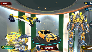 Transformation Jet Robot Car Game 2020 - Android Gameplay