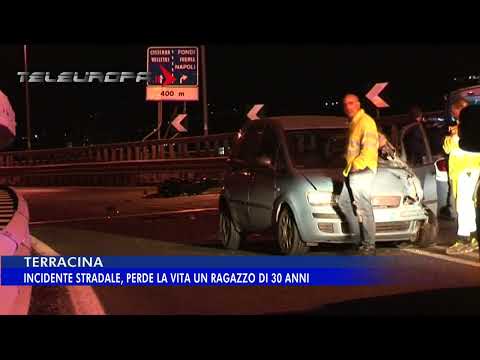 17.4.2022 TERRACINA: INCIDENTE STRADALE, MUORE CENTAURO