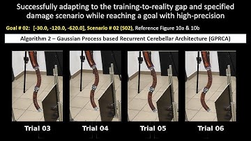RL-Based Adaptive Controller for High Precision Reaching in a Soft Robot Arm