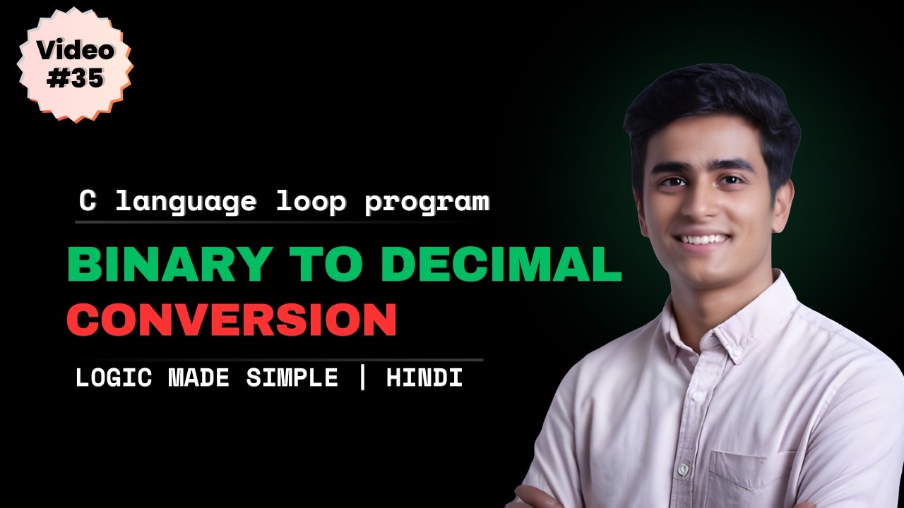 Converting Binary to Decimal in C | CSwithVK - YouTube