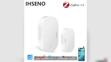 Tuya Smart Zigbee Door Sensor Door Open/Closed Detector Home Alarm Security Protection Smart Life Co