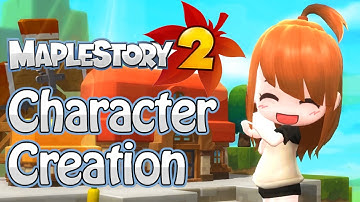 Maplestory 2 - Launch Character Creation