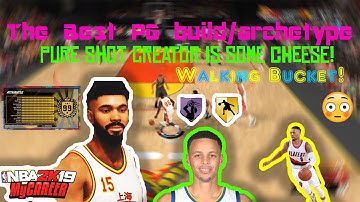 The BEST Point Guard builds in NBA 2K19 according to 2K Devs!! (Pure Shot Creator) #nba2k19