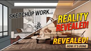 convert Sketchup screen Shot into Realistic Render in seconds with Ai.