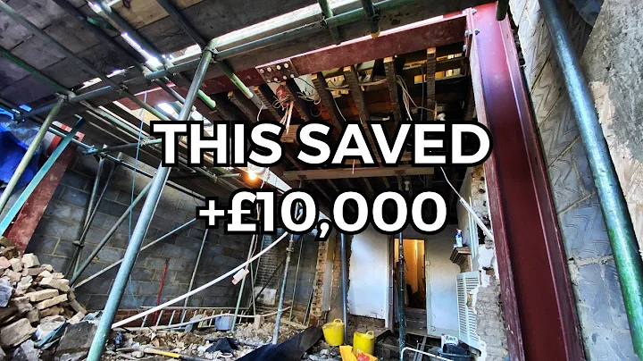 BUILDING AN EXTENSION - INSTALLING STEEL BEAMS