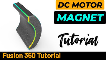 Fusion 360 Tutorial - DC Motor Magnet