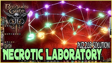 Necrotic Laboratory Puzzle Solution | BG3 Puzzle solution and Loot Showcase | Spore Driuid
