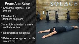 Prone Arm Raise