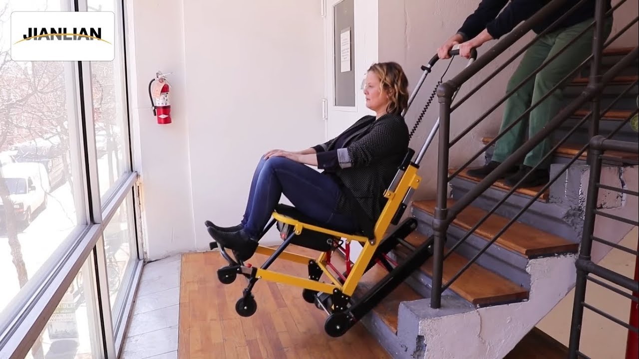 Electric Stair Climbing Chair Portable Stair Wheelchair Mobile Stair Lift Youtube