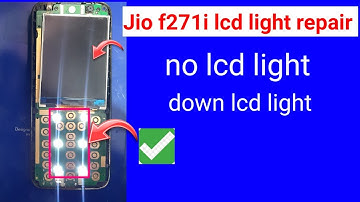 jio f271i lcd light solution,dawn light solution