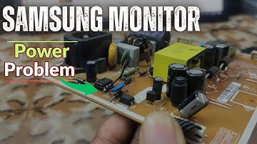 Samsung Monitor Power Problem | Created by Afjal Hossain