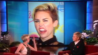 Download Lagu Miley Talks About Nudity and Her Tongue on Ellen show