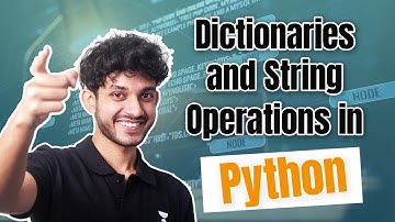 Dictionaries and String Operations in Python | Sankho Kun