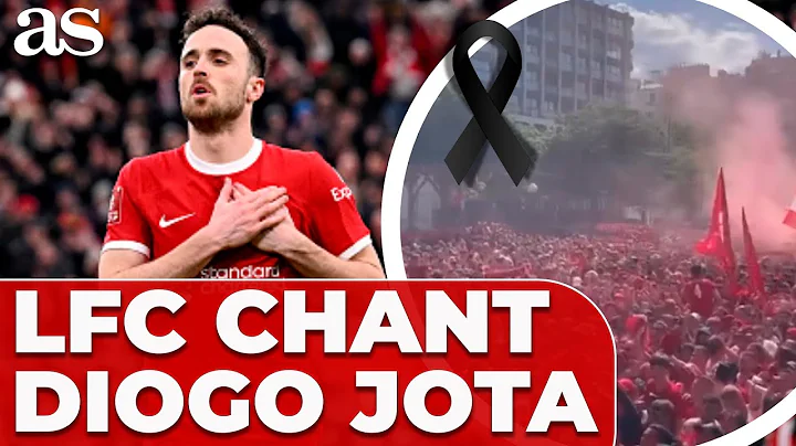 LIVERPOOL FANS SING EMOTIONAL CHANT for DIOGO JOTA | DIES in a FATAL CRASH
