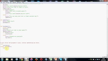 Making a game over function for a text based adventure game
