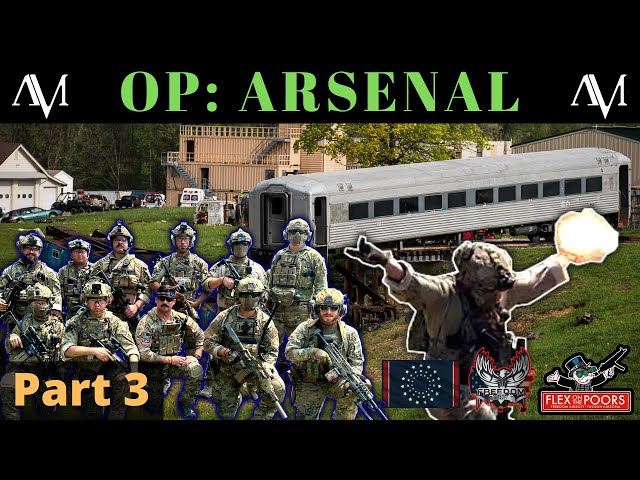 Epic Airsoft Squad Gameplay, AMS Arsenal, 1100 Player Game